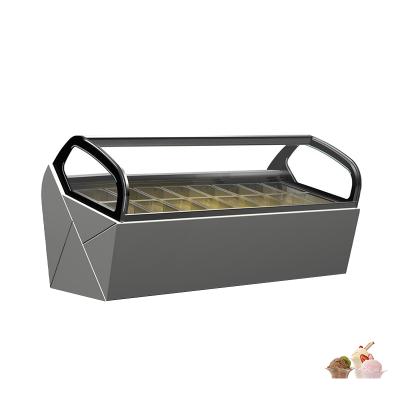 China Commercial Single-Temperature Ice Cream Freezer Display For Sale In Ice Cream Shop for sale