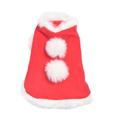 China Stocked Dog Christmas Coat Winter Clothing Warm Clothes Thickened Clothes for sale