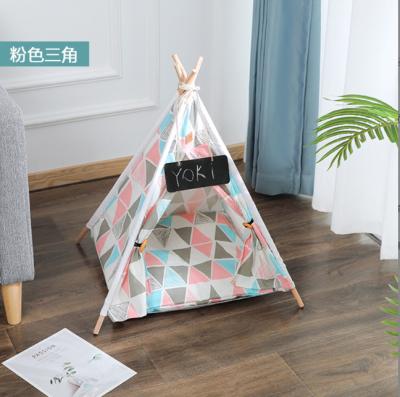 China Removable and Washable Pet Protection Pet Kennel Tent Dog Canvas Tent Stored Kennel Pet Chufan Supplies Wholesale for sale