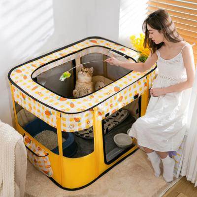 China Stored Collapsible Puppy Cat Cage Fence Dog Litter Pet Supplies Tent Puppies And Kittens With Delivery Room for sale