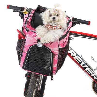 China Stored Removable Removable Bicycle Backpack Pet Bag Storage Dog Bag For Outing Pets for sale