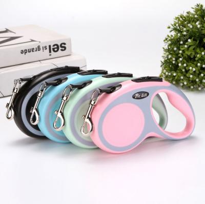 China Wholesale Automatic Retractable Outdoor Dog Leash Pet Leash Stocked Border for sale