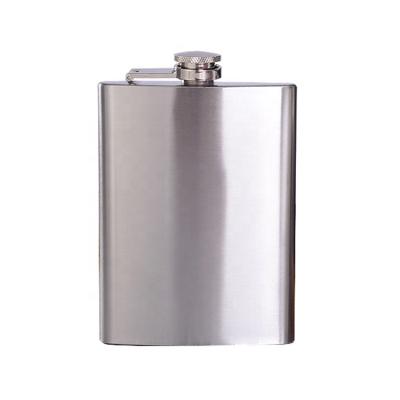 China Portable Stainless Steel Pocket Wine Jar Bottle Stocked Empty Hip Flask for sale