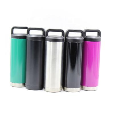 China Hot Selling Viable New Product Wide Mouth Double Wall Stainless Steel Vacuum Thermos Flask With Leakproof And Handle Lid for sale