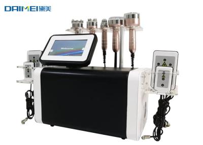 China 6 In 1 Lipo Diode Laser Pads Ultrasonic Cavitation Radio Frequency Machine for sale