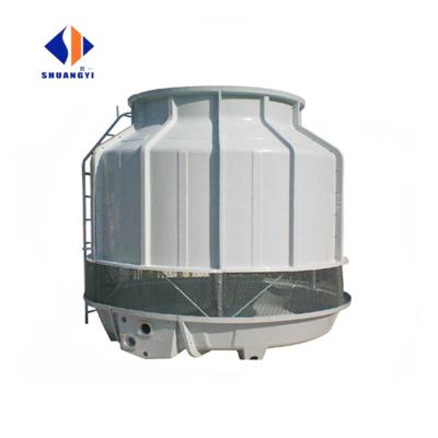 China Hotels 500T FRP Round Form Counter Flow Cooling Tower for sale