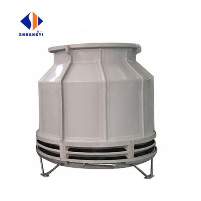 China Industrial Cooling Round Form Counter Flow FRP Water Cooling Tower for sale