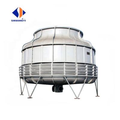 China Factory Round Shape Flow FRP Water Cooling Tower Counter 200 Ton for sale