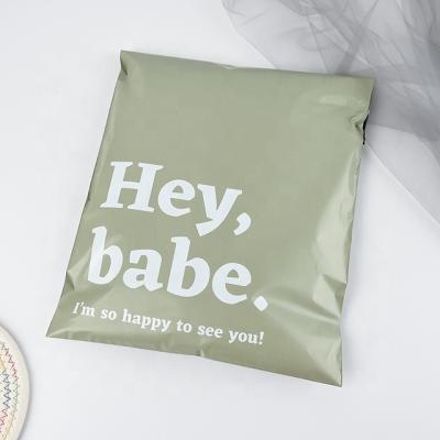 China Recyclable Custom Biodegradable Poly Fleixble Tote New Arrival Pouches Mailing Mailing Bags For Clothing for sale