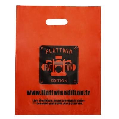 China Microwavable Biodegradable Custom Design Recyclable Plastic Bag Custom Logo With Handle for sale