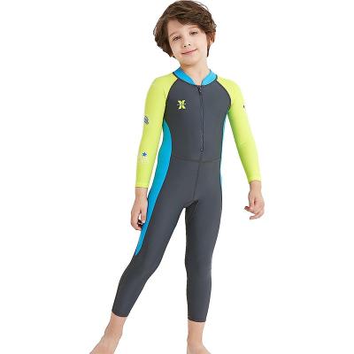 China Child Kids Long / Short Sleeve One Piece Swimsuit Sun Protection Sunsuit UPF 50+ Sun Protection for sale