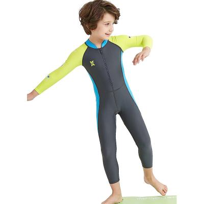 China Kid Girls Diving Suit 2.5MM Kids Neoprene Wetsuit Keep UV Protection Children Swimwear Warm One Piece Long Sleeves for sale