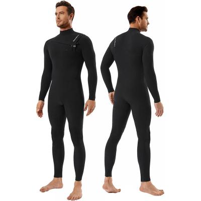 China Adult Surf Wetsuit Kayaking Snorkeling Full Chest Zipper Wetsuit Water Sports For Men And Women 3/2mm Keep Back Warm for sale