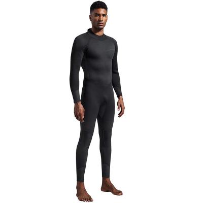 China Adult Wetsuit 3mm Long Neoprene Wetsuit Sleeve Back Zipper Diving Suit Adult Thermal Suit For Water Sports Kayakboarding Surfer for sale