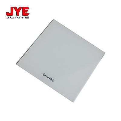 China Logo Screen Print Smart Home Lights Touch Switch Cover Glass Workshop Customized Panel for sale