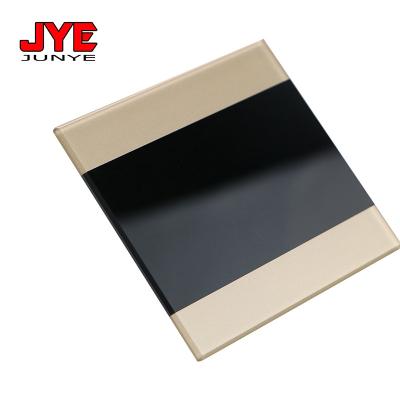 China Multicolor Switch Panel Accessories Screen Lighting Glass Panel Switch Panel With Beveled Edge Processing for sale