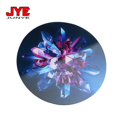 China Home Office Customized Color Printing Anti-scratch Glass For Phone Wireless Charger for sale