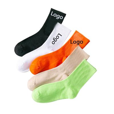 China PH-309 Wholesale Cheap Breathable Single Crew Custom Made Breathable Logo Nude Socks for sale