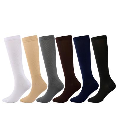 China PH-242 Cheapest Breathable Women And Men Daily Wearing Medical Running Copper Compression Socks for sale