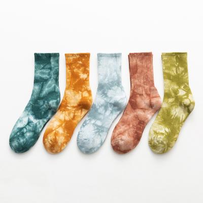 China QUICK DRY PH-126 long tie-dye to pair European socks and American fashion socks for sale