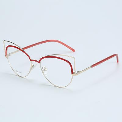 China Fashion Eye Wear 359 Fashion Eyewear Importer Cat Eye Eyeglasses Metal Eye Wear Views for sale