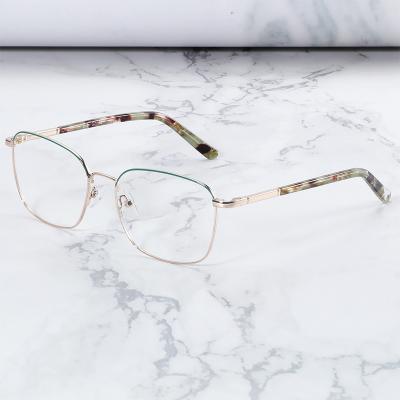 China New Arrival Acetate Resin Optical Glass Glasses Unisex Square Frames Reading Glasses for sale