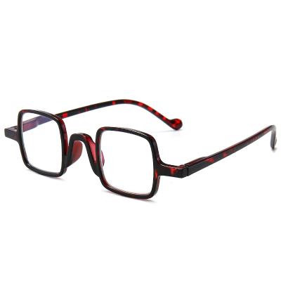 China Wholesale Slim Men's Retro Anti Radiation Blue Light Blocking Reading Glasses Shape Hinged Square Filter UV400 Presbyopic for sale