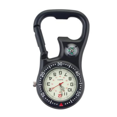 China ALK Carabiner Clip Pocket Watch for Nurse Fob Hiking Climb Medical Sports Watches Vintage Clock Mountaineering Sports Eq for sale