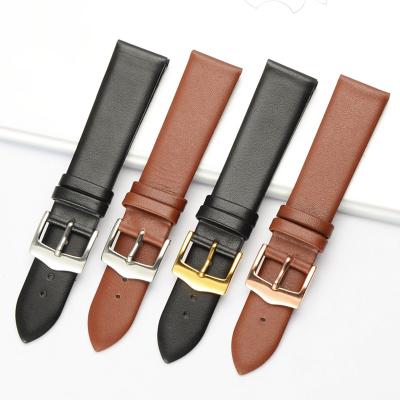 China ALKVISION Ultra-thin watch strap 2018 New watchbands genuine leather strap watch band 16mm 18mm 20mm watch accessories w for sale