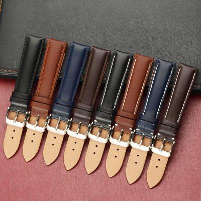 China ALK Genuine Leather Watchband Men Women Watch Band 20mm 18mm 16mm Wristwatch Strap on Belt Watchbands Bracelet Metal Buc for sale