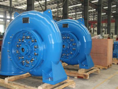 China Small Hydro Turbine Generator Unit 750r/min 1.48m³/s Stainless Steel 400kW for sale