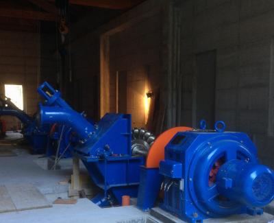 China Single Nozzle Small Pelton Turbine Hydro Electric Generators 250kW for sale