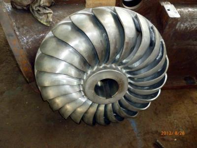 China High Head 130KW Horizontal Turgo Turbine With High Velocity Jet for Power Station for sale