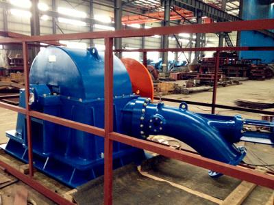 China Horizontal Pelton Turgo Turbine , Pelton Hydro Turbine Generator for sale