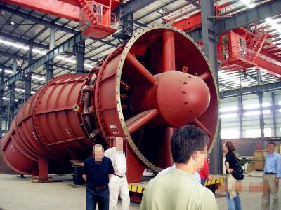 China Kleine Röhrenturbine mit justierbaren Läufer-Blättern, Loch-Birnen-niedrige Hauptwasserturbine zu verkaufen