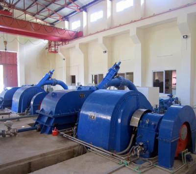 China Hydraulic Pelton Hydro Turbine Pelton Water Turbine Multi - Nozzles for sale