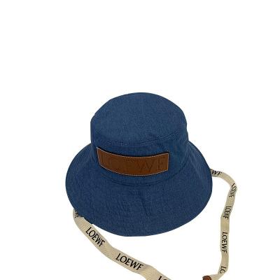 China Image Fashion Design Custom The Correct English Letter L Wide Brim Bucket Hat With Different Sizes for sale