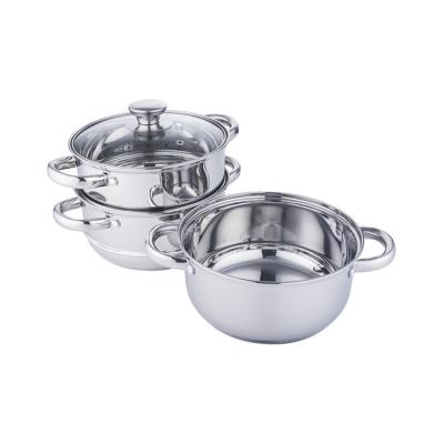 China Sustainable 1 - Layer Encapsulated Bottom Pan White Cookware Sets Non-Stick Cookware Set for sale