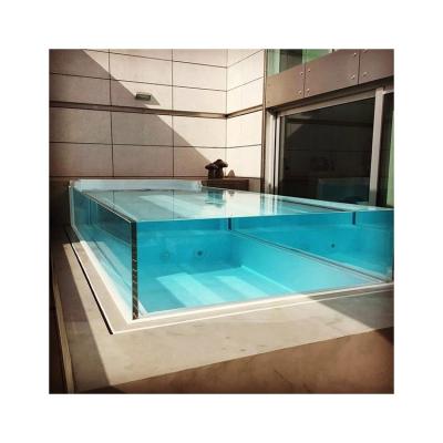 China 100mm Transparent Acrylic Glass Swimming Pool Panel Cast Acrylic Sheet Style Oval Shape for sale