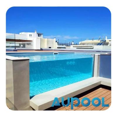 China Private Villa Garden Acrylic Glass Pool Resistant To Weather Floor Swimming Pool for sale