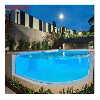 China Modern Prefabricated Pool House Container with Clear/Transparent Material for sale