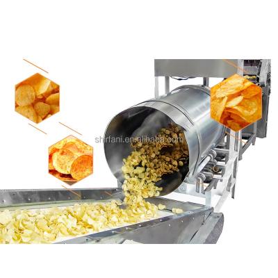 China Electric Automatic French Fries Chips Production Line Lays Potato Sticks Maker Potato Finger Chips Snack Making Machine for sale