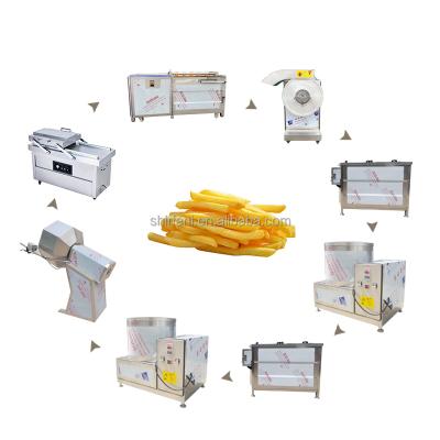 Cina Semi-automatic 100kg Plantain Chips Making Machine Banana Chips Machine French Fries Potato Chips making machine in vendita