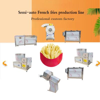 China small scale potato chips making machine/potato chips machine line/potato chip making line en venta