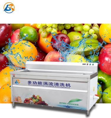 China Automatic Ozone Pepper Cleaning Machine Fruit And Vegetable Bubble Washing Machine for sale