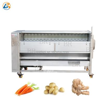 China Automatic potato cassava taro washing peeling machine washing peeler for sale for sale