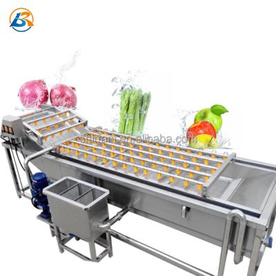 China Fully Automatic Vegetable Washing Machine Carrot Washing Machine Vegetable Ozone Cleaning Machine for sale