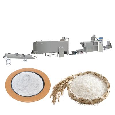 China Automatic Instant Artificial Puffed Rice Nutritional rice extruder making machine production line for sale