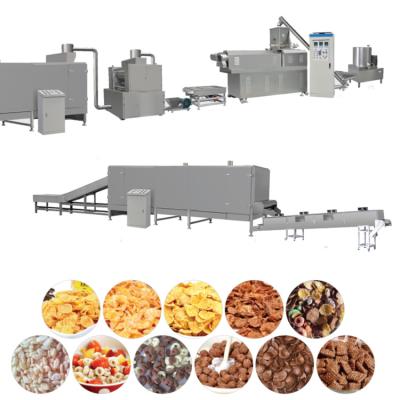 China Puffed Corn Snacks Making Machine Automatic Puffed Corn Chips Food Extrude Production Line for sale