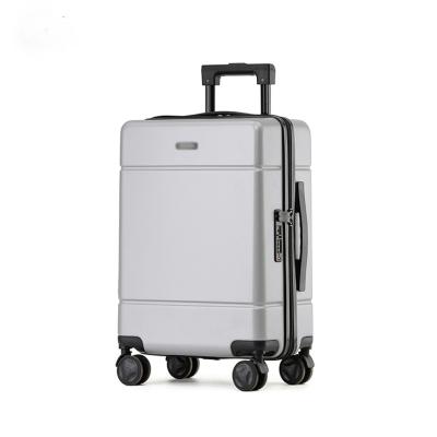 China Shell Trolley Luggage hard case 20 inch ABS PC suitcase travel unisex business bags smart wheels for men women for sale